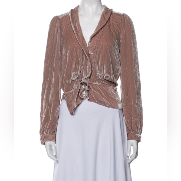 Reformation Jackets & Blazers - Reformation Festive Velvet Jacket